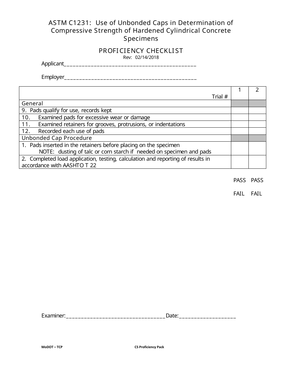Concrete Strength Proficiency Pack - Missouri, Page 6