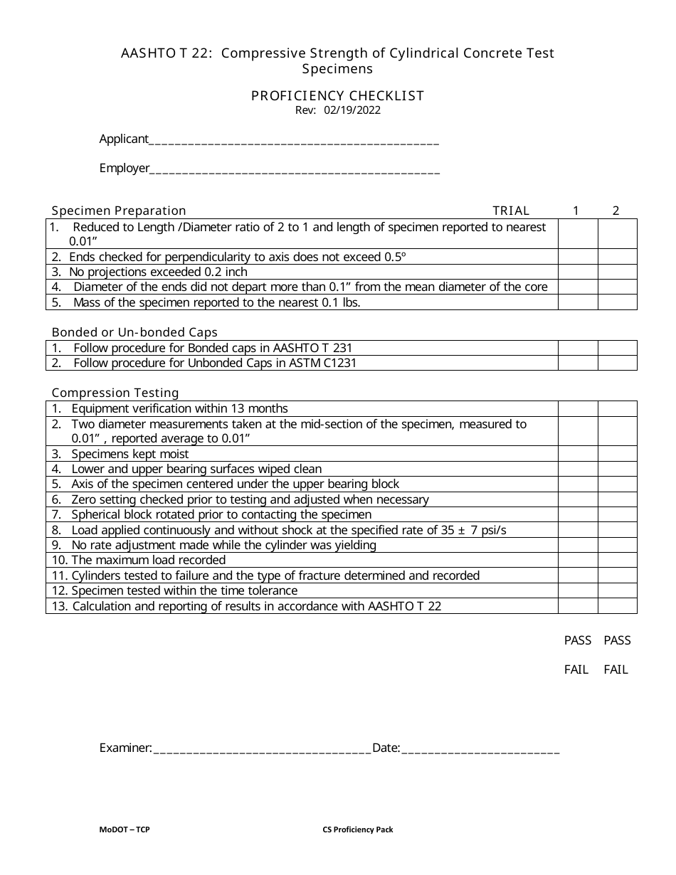 Concrete Strength Proficiency Pack - Missouri, Page 7
