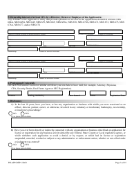 Form PH-APP-DEP Personal History - Nevada, Page 3