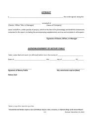 Private Professional Guardian Annual Report of Condition and Submission of Ledger of Stockholders or List of Members and Managers to the Commissioner - Nevada, Page 3