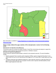 Tier 2 Revised Stormwater Control Plan Checklist - Oregon, Page 3