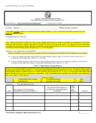 Form PR-ER Monthly Principal Expense Report Form - North Carolina