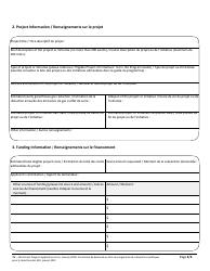 Ghg Grant Program Application Form - Northwest Territories, Canada (English/French), Page 2