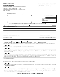 Document preview: Form BOE-262-AH Church Exemption - County of Riverside, California