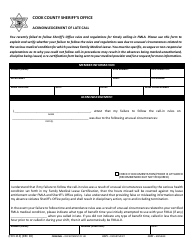 Document preview: Form FCN-112 Acknowledgement of Late Call - Cook County, Illinois