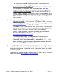 Dentistry Application by Credential - South Carolina, Page 4