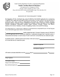 Dentistry Application by Credential - South Carolina, Page 7