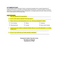 Father/Child Fun Camp Registration Form - Louisiana, Page 3