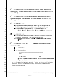 Extended Protection Order Against Domestic Violence - Nevada, Page 2