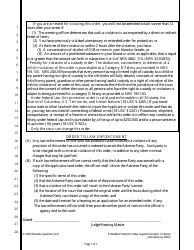 Extended Protection Order Against Domestic Violence - Nevada, Page 7