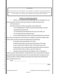 Extended Order for Protection Against High-Risk Behavior - Nevada, Page 4