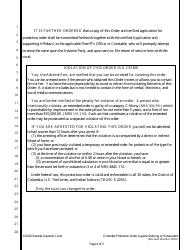 Extended Protection Order Against Stalking or Harassment - Nevada, Page 4