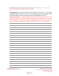 Application for Protection Order - Nevada (English/Spanish), Page 5