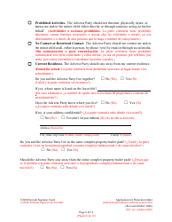 Application for Protection Order - Nevada (English/Spanish), Page 8