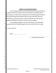 Sexual Assault Extended Protection Order - Nevada, Page 5