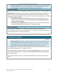 Instructions for Demolition Permit Application - Lee County, Florida, Page 6