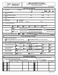 Document preview: Form PS-404 Nyship Health Insurance Transaction Form for NYS & Pe Employees - New York