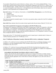 Instructions for Form 8700-12FL, DEP Form 62-730.900(1)(B) Florida Notification of Regulated Waste Activity - Florida, Page 11