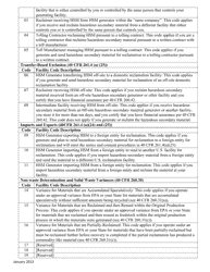 Instructions for Form 8700-12FL, DEP Form 62-730.900(1)(B) Florida Notification of Regulated Waste Activity - Florida, Page 12