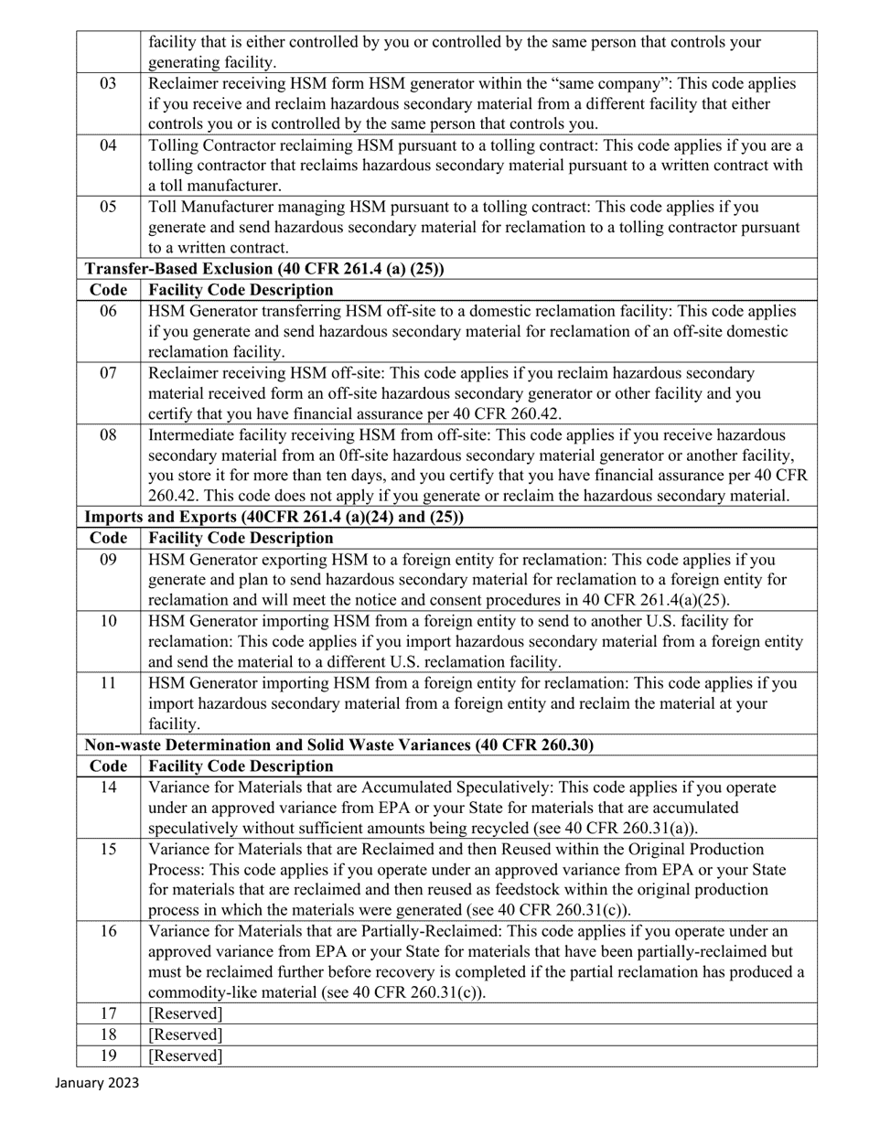 Instructions for Form 8700-12FL, DEP Form 62-730.900(1)(B) Florida Notification of Regulated Waste Activity - Florida, Page 12