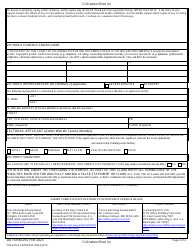DD Form 293 Application for the Review of Discharge From the Armed Forces of the United States, Page 2
