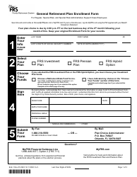 Form ELE-1 General Retirement Plan Enrollment Form for Regular, Special Risk, and Special Risk Administrative Support Class Employees - Florida