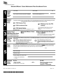 Form EOC-1 Elected Officers&#039; Class Retirement Plan Enrollment Form - Florida