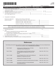 Form F-1120 Florida Corporate Income/Franchise Tax Return - Florida, Page 6