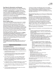 Instructions for Form F-1120 Florida Corporate Income/Franchise Tax Return - Florida, Page 4