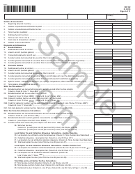 Form DR-182 Florida Air Carrier Fuel Tax Return - Sample - Florida, Page 3