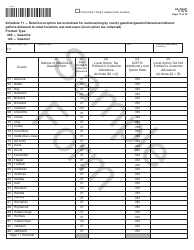 Form DR-309631 Terminal Supplier Fuel Tax Return - Sample - Florida, Page 11