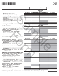 Form DR-309631 Terminal Supplier Fuel Tax Return - Sample - Florida, Page 4