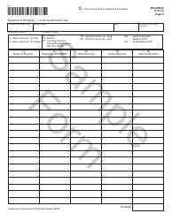 Form DR-309634 Local Government User of Diesel Fuel Tax Return - Sample - Florida, Page 5