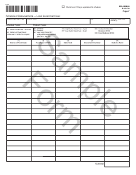 Form DR-309634 Local Government User of Diesel Fuel Tax Return - Sample - Florida, Page 7