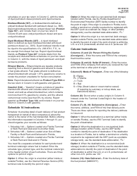 Instructions for Form DR-309637 Petroleum Carrier Information Return - Florida, Page 2