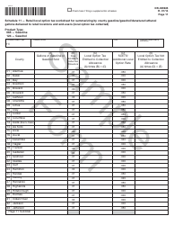 Form DR-309635 Blender Fuel Tax Return - Sample - Florida, Page 11