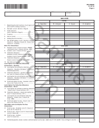 Form DR-309635 Blender Fuel Tax Return - Sample - Florida, Page 4