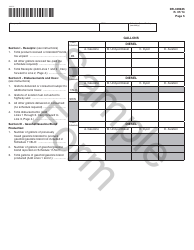 Form DR-309635 Blender Fuel Tax Return - Sample - Florida, Page 5