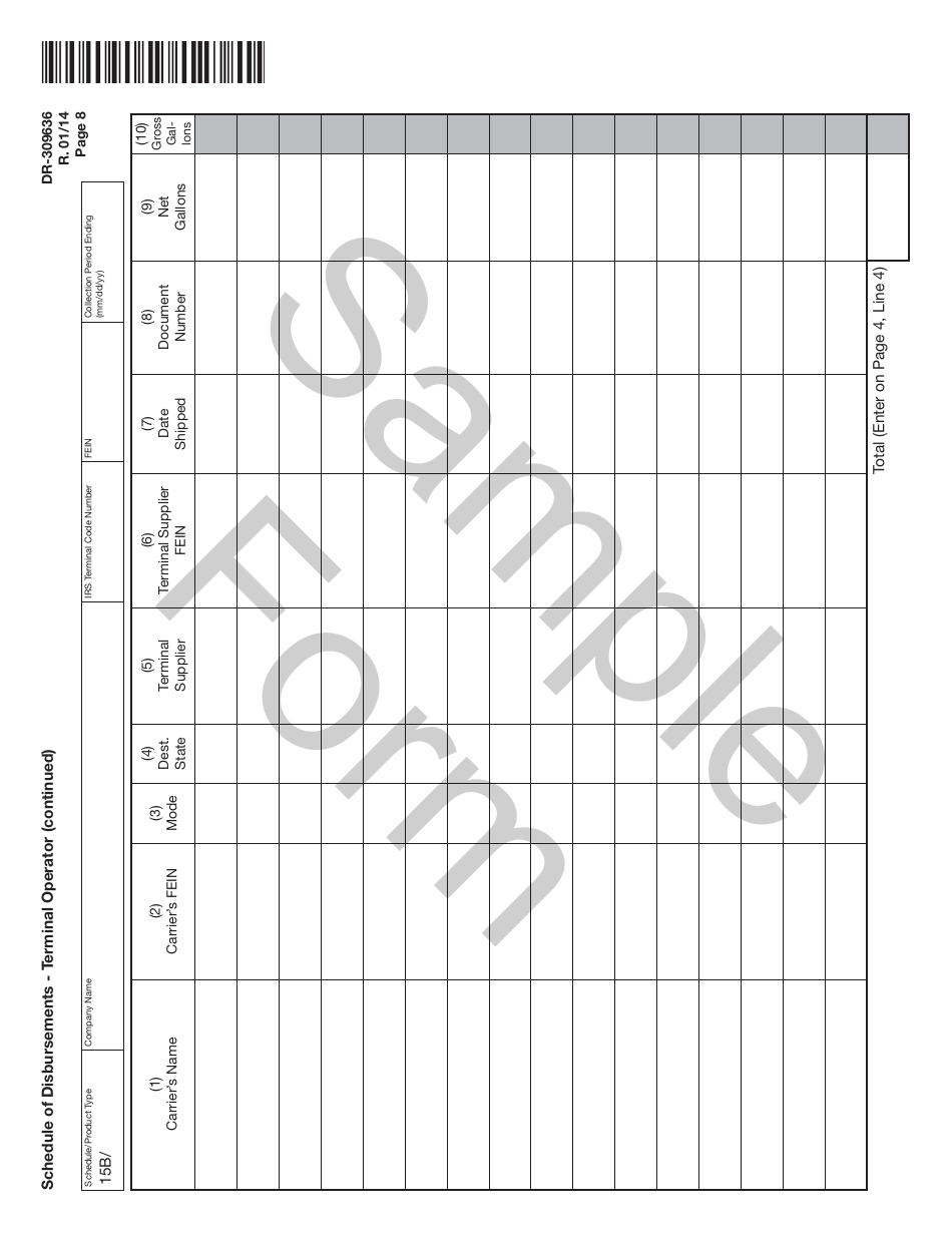 Form DR309636 2023 Fill Out, Sign Online and Download Printable