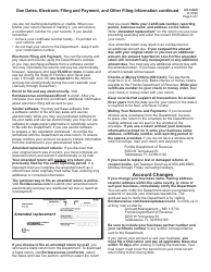 Instructions for Form DR-15EZ Sales and Use Tax Return - Florida, Page 3