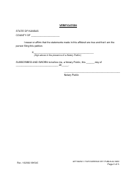 Affidavit for Service by Publication - Kansas, Page 3