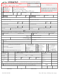 Form VD-038 Snowmobile Registration Tax &amp; Title Application - Vermont, Page 3