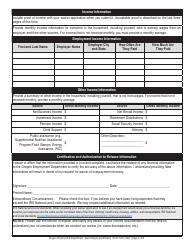 Form CAT539 (129) Oregon State Overpayment Waiver Application - Oregon, Page 3