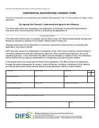 Form FIS1028 Sales Finance Company License Application - Michigan, Page 10