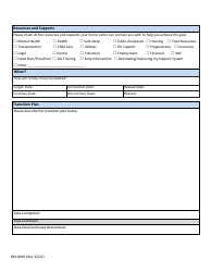 Form HEA8036 Family Goal Plan - Help Me Grow Home Visiting - Ohio, Page 2
