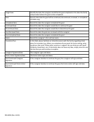 Form HEA8036 Family Goal Plan - Help Me Grow Home Visiting - Ohio, Page 4