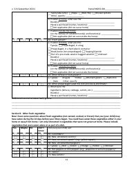 Cyclosporiasis National Hypothesis Generating Questionnaire - New Jersey, Page 11