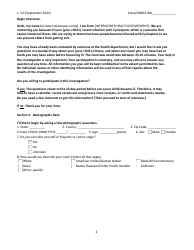 Cyclosporiasis National Hypothesis Generating Questionnaire - New Jersey, Page 2