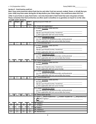 Cyclosporiasis National Hypothesis Generating Questionnaire - New Jersey, Page 8