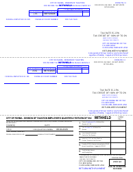 Form PW-12 (PW-1) Monthly Withholdings Form - City of Parma, Ohio, Page 5